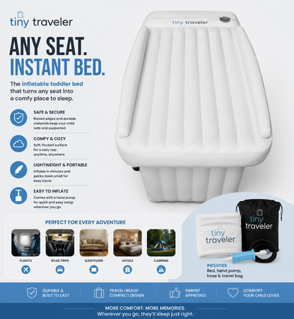 Tiny Traveler Inflatable Seat Bed™