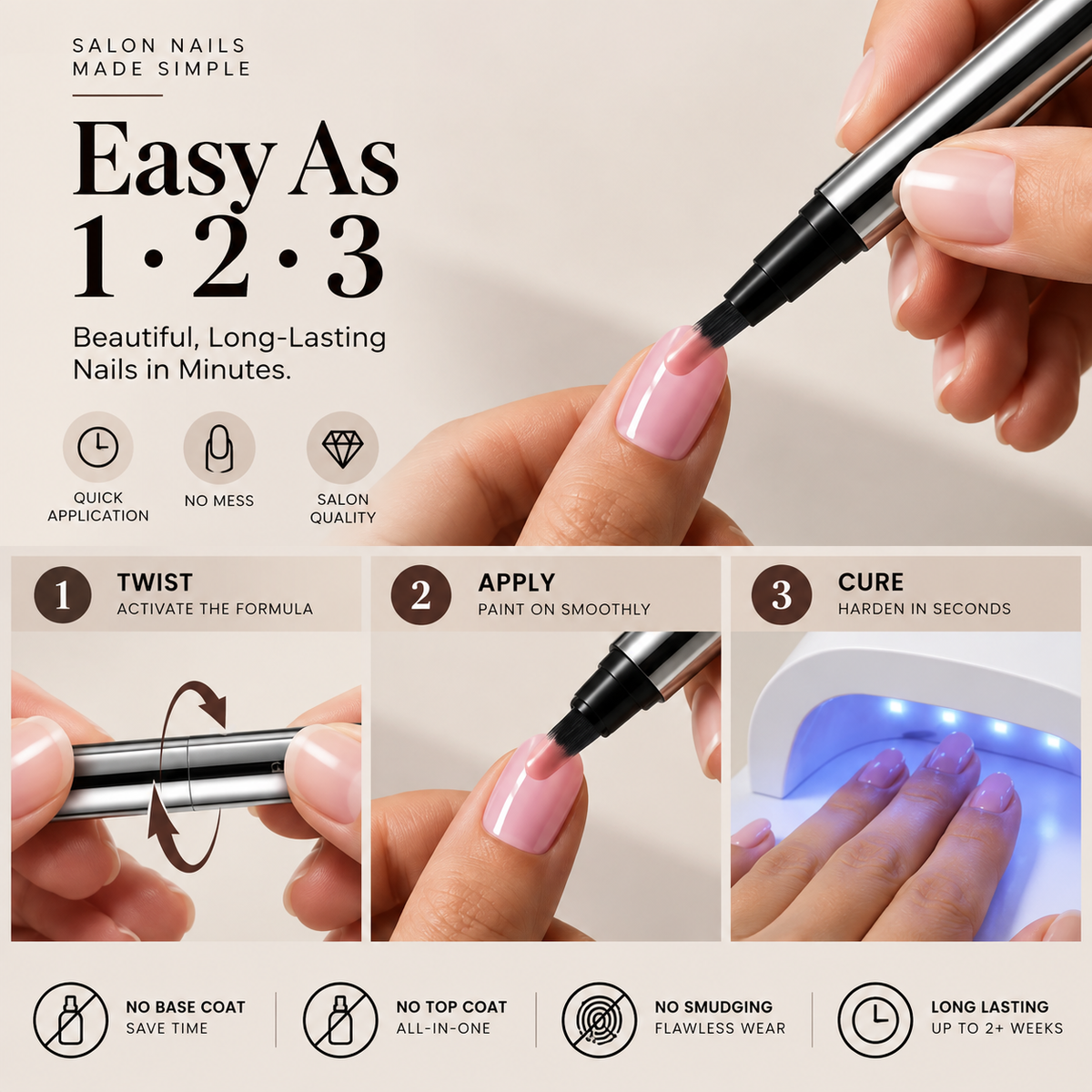 One Step Gel Pen